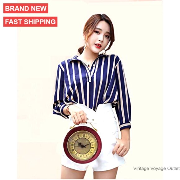 Working Clock Purse Crossbody Shoulder Bag Novelty Steampunk Retro Handbag - Picture 2 of 7